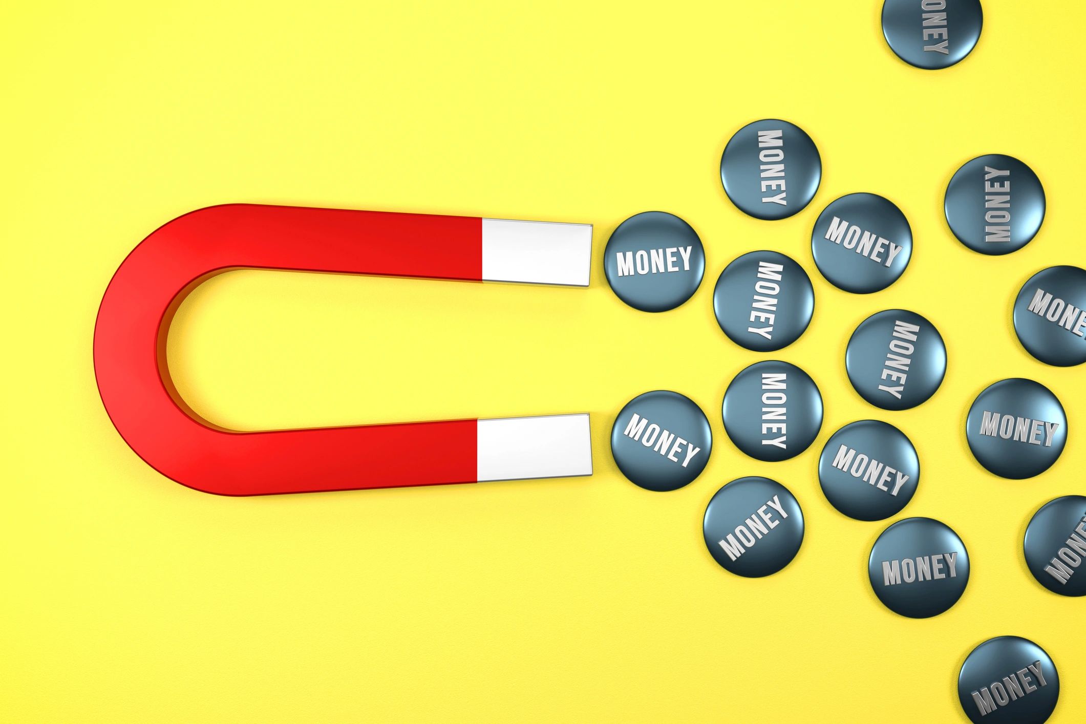 Colorful event magnets for a community festival